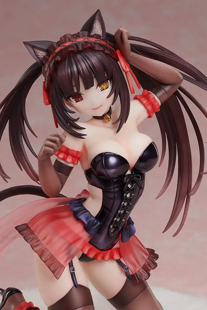 Date A Live Kip 1/7 Kurumi Tokisaki Cat Ears Ver. 17 cm fotografija proizvoda