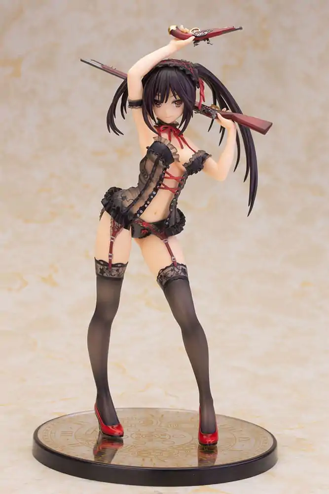 Date A Live Kip 1/7 Kurumi Tokisaki Lingerie Ver. Black Special Edition 24 cm fotografija proizvoda