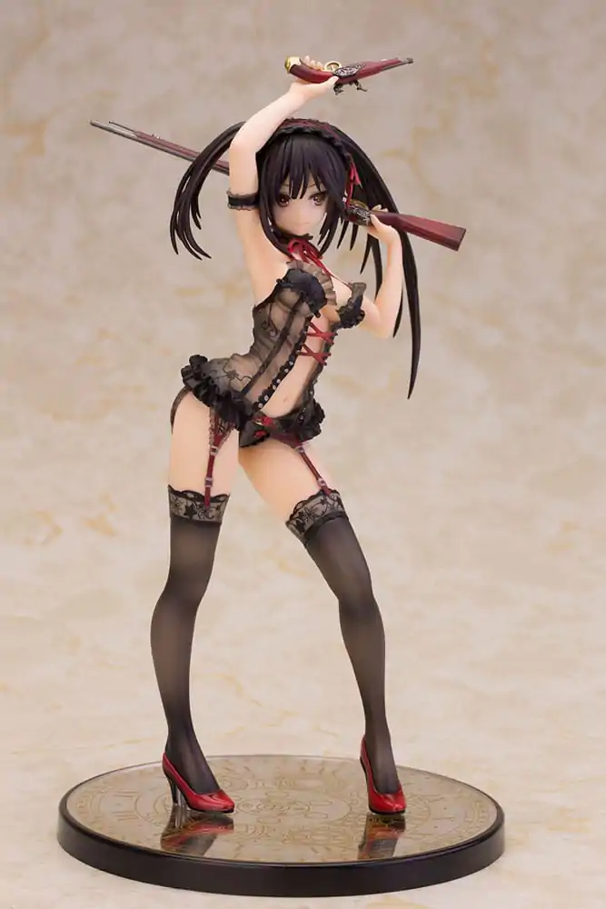 Date A Live Statua 1/7 Kurumi Tokisaki Lingerie Ver. Black 24 cm fotografija proizvoda