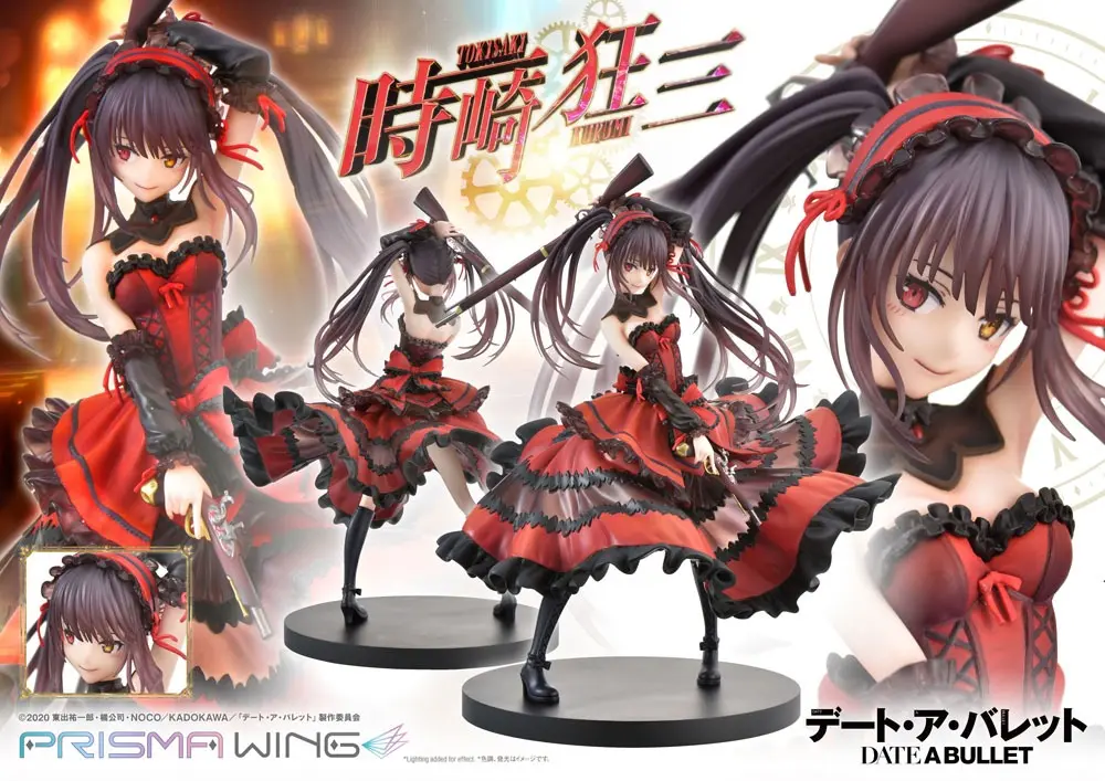 Date A Live Fragment: Date A Bullet Prisma Wing PVC Kip 1/7 Kurumi Tokisaki 27 cm fotografija proizvoda