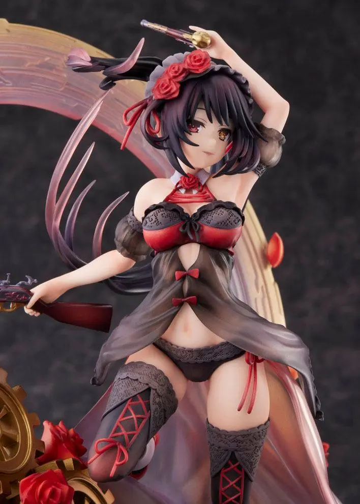 Date A Live IV PVC Statua 1/7 Kurumi Tokisaki Lingerie Swimwear Ver. 27 cm fotografija proizvoda