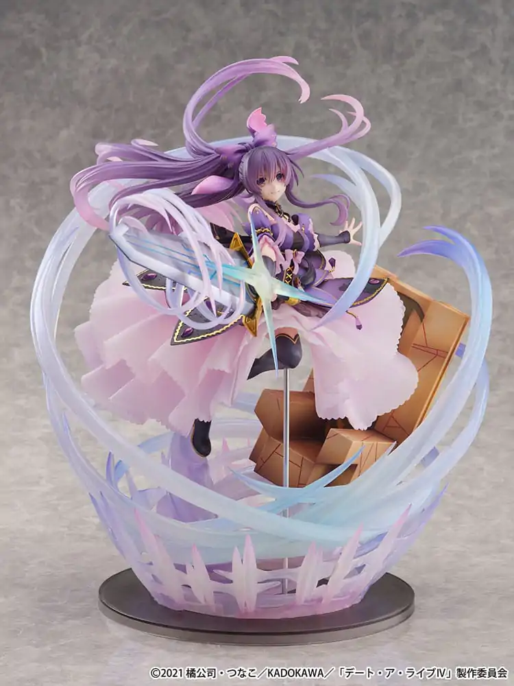 Date A Live IV SHIBUYA SCRAMBLE FIGURE PVC Kip 1/6 Tohka Yatogami Princess Amethyst Dress Ver. 32 cm fotografija proizvoda