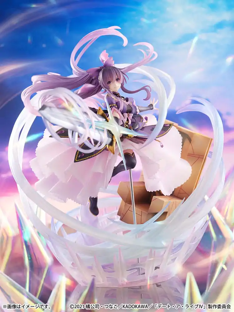 Date A Live IV SHIBUYA SCRAMBLE FIGURE PVC Kip 1/6 Tohka Yatogami Princess Amethyst Dress Ver. 32 cm fotografija proizvoda