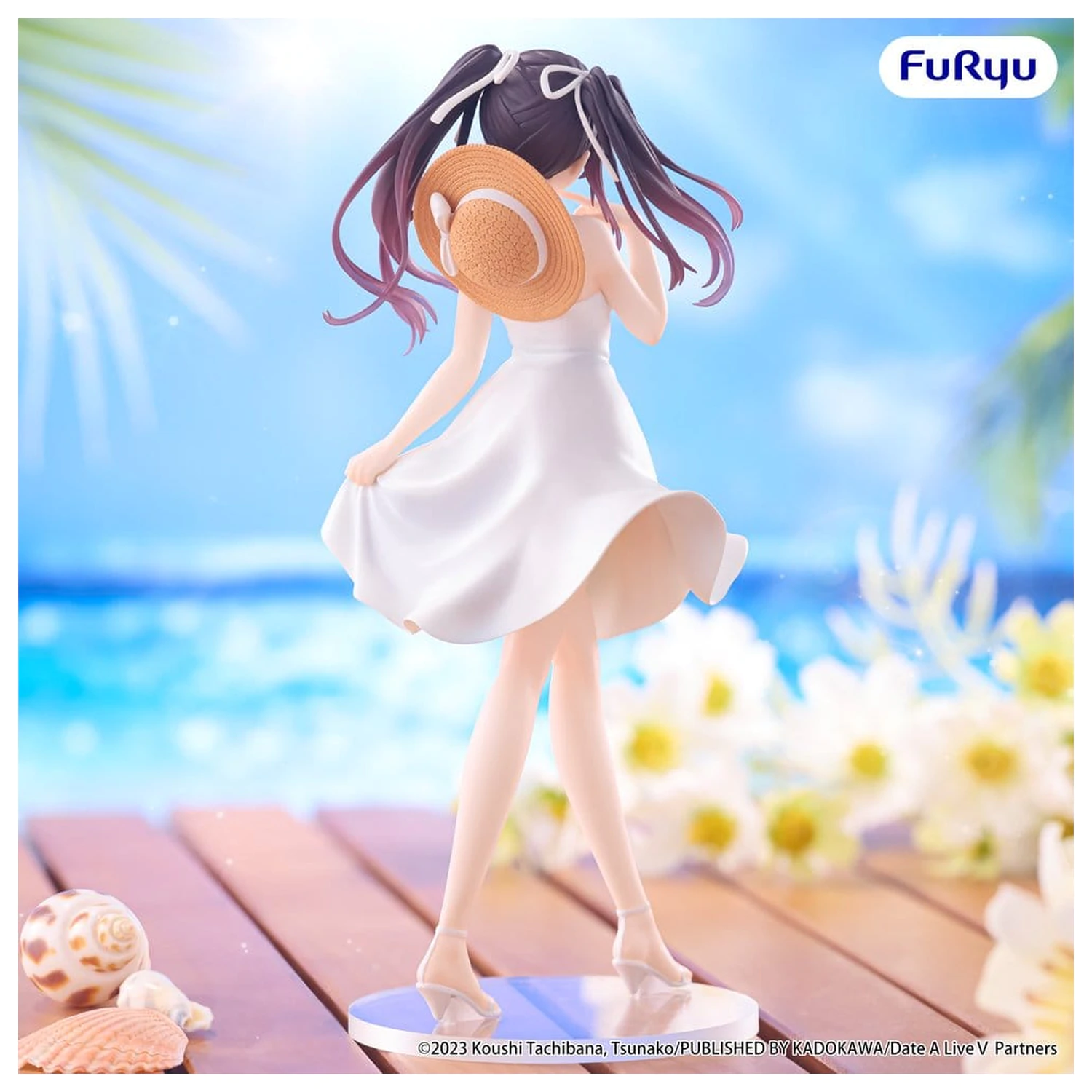 Date A Live Summer Dress PVC figura Kurumi Tokisaki 21 cm fotografija proizvoda