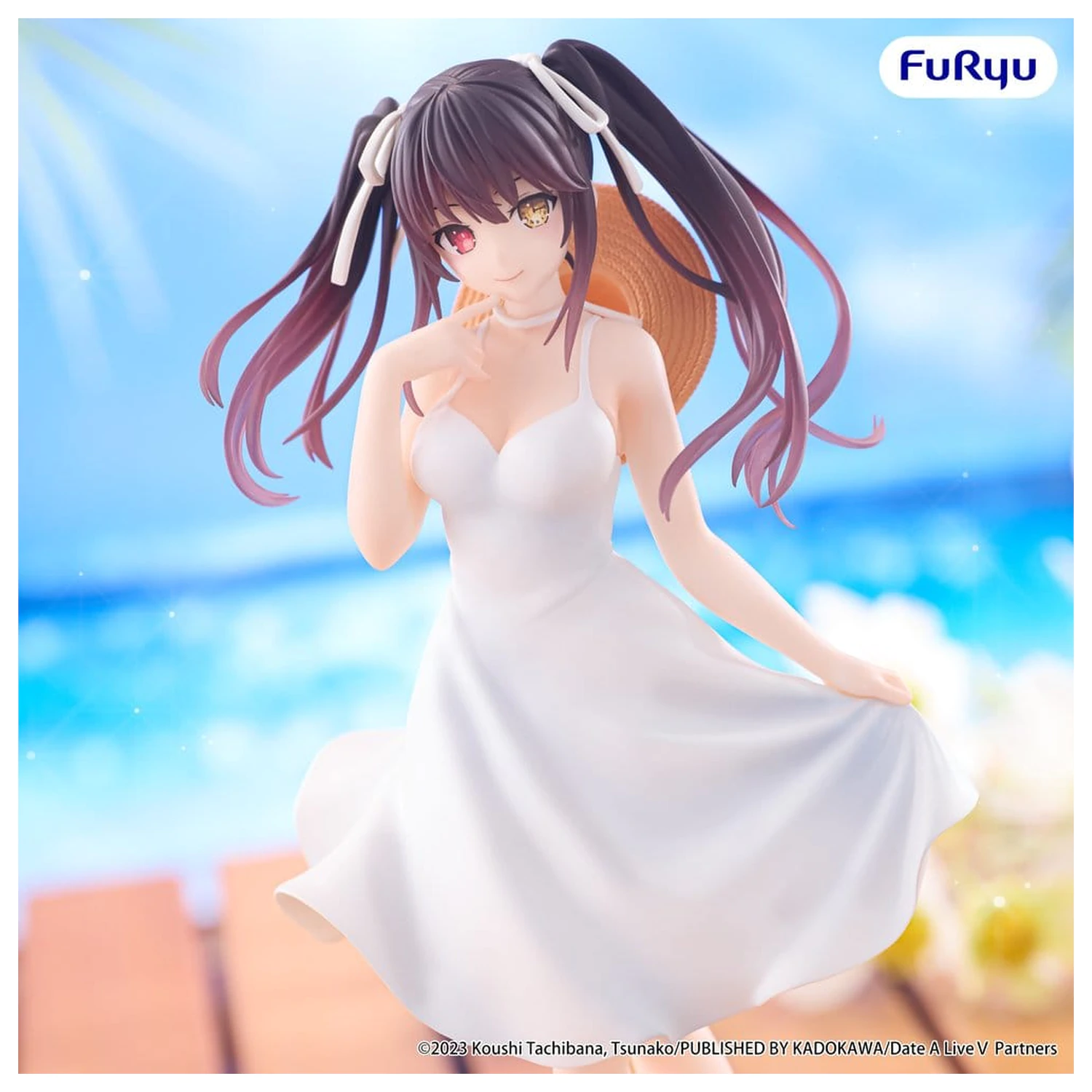 Date A Live Summer Dress PVC figura Kurumi Tokisaki 21 cm fotografija proizvoda