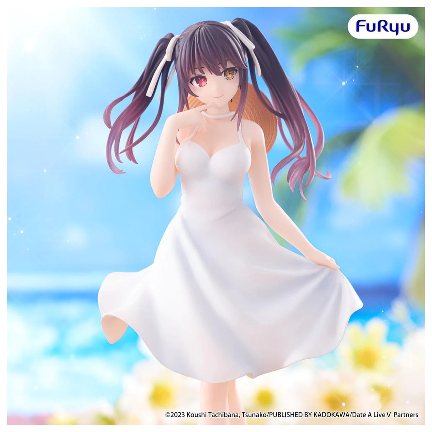 Date A Live Summer Dress PVC figura Kurumi Tokisaki 21 cm fotografija proizvoda