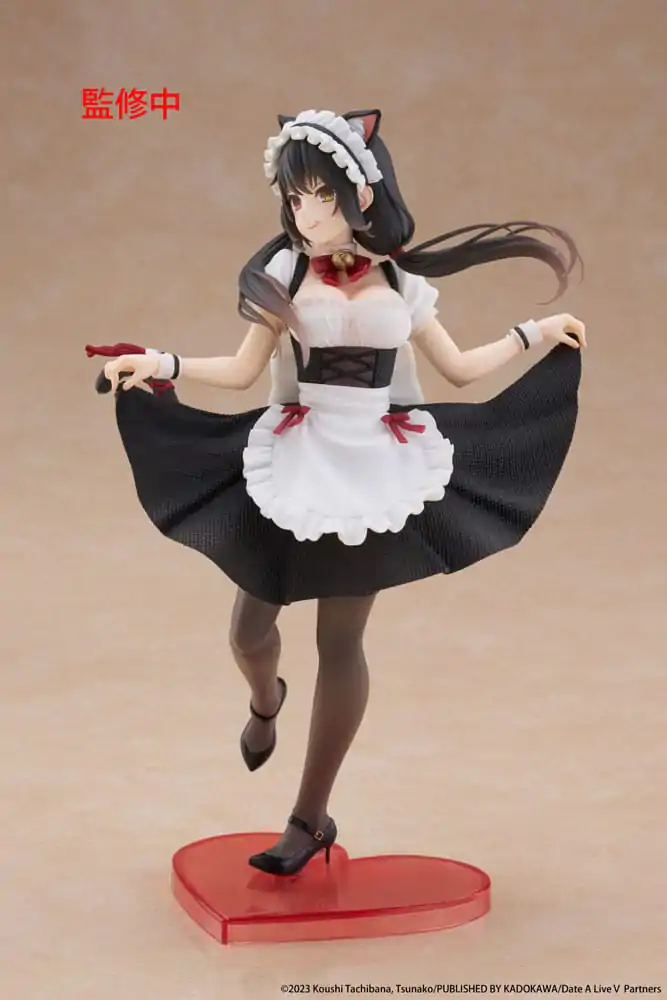 Date A Live V Coreful PVC Kip Kurumi Tokisaki Cat Ear Maid Ver. 18 cm fotografija proizvoda