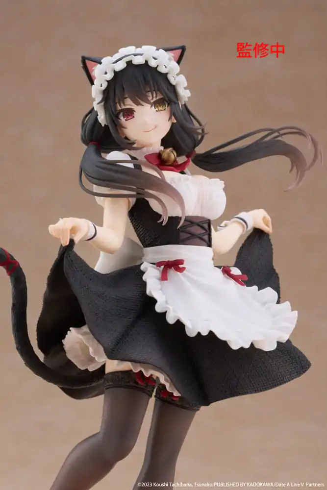 Date A Live V Coreful PVC Kip Kurumi Tokisaki Cat Ear Maid Ver. 18 cm fotografija proizvoda