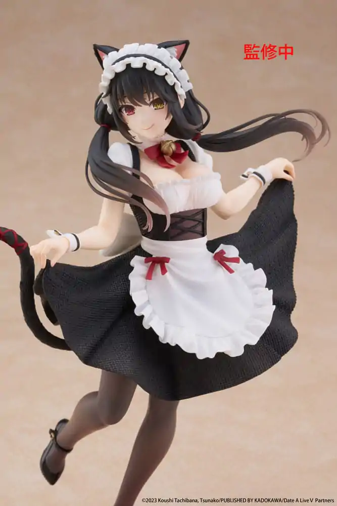 Date A Live V Coreful PVC Kip Kurumi Tokisaki Cat Ear Maid Ver. 18 cm fotografija proizvoda
