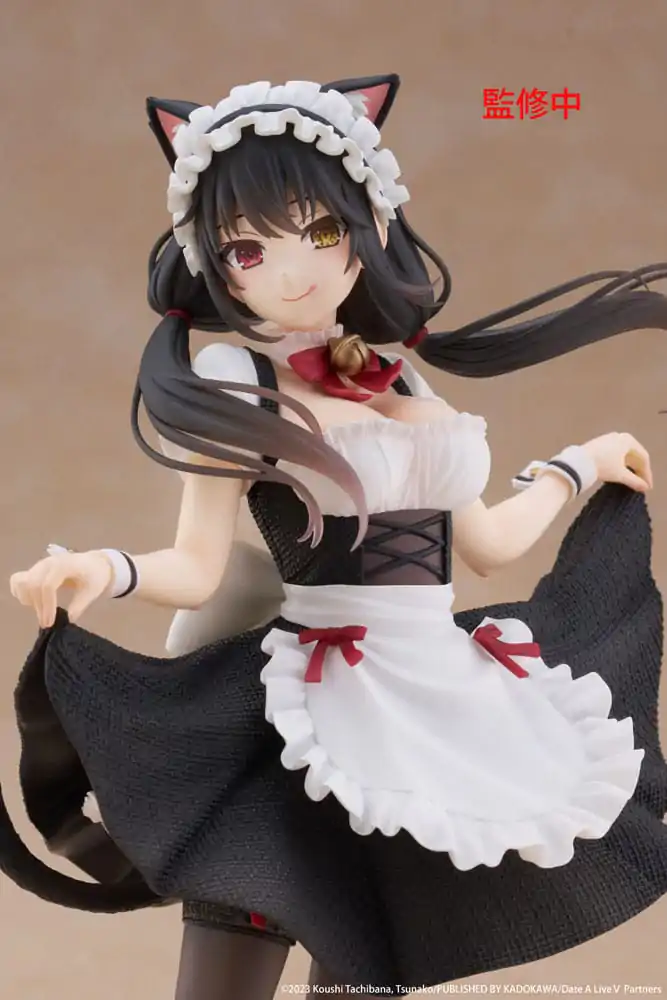 Date A Live V Coreful PVC Kip Kurumi Tokisaki Cat Ear Maid Ver. 18 cm fotografija proizvoda