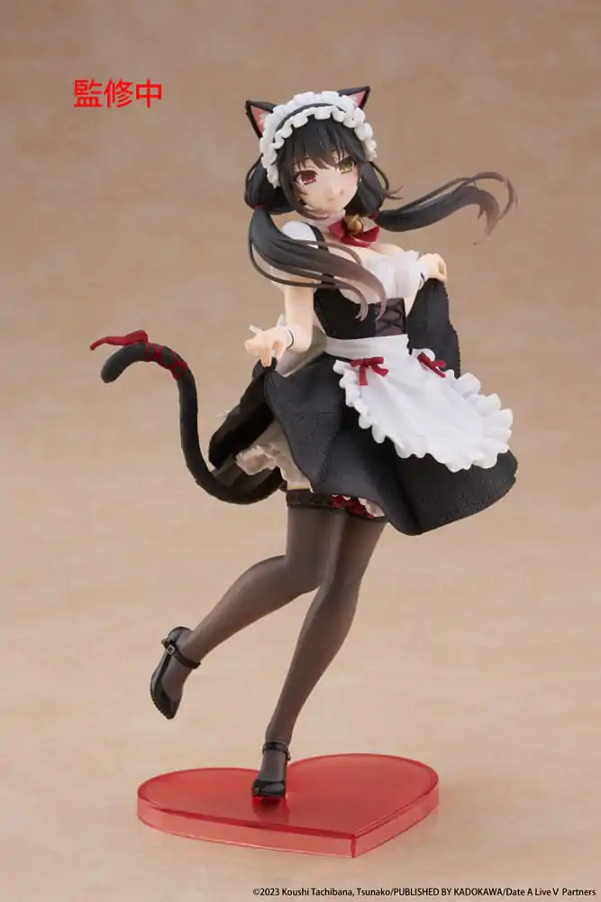 Date A Live V Coreful PVC Kip Kurumi Tokisaki Cat Ear Maid Ver. 18 cm fotografija proizvoda