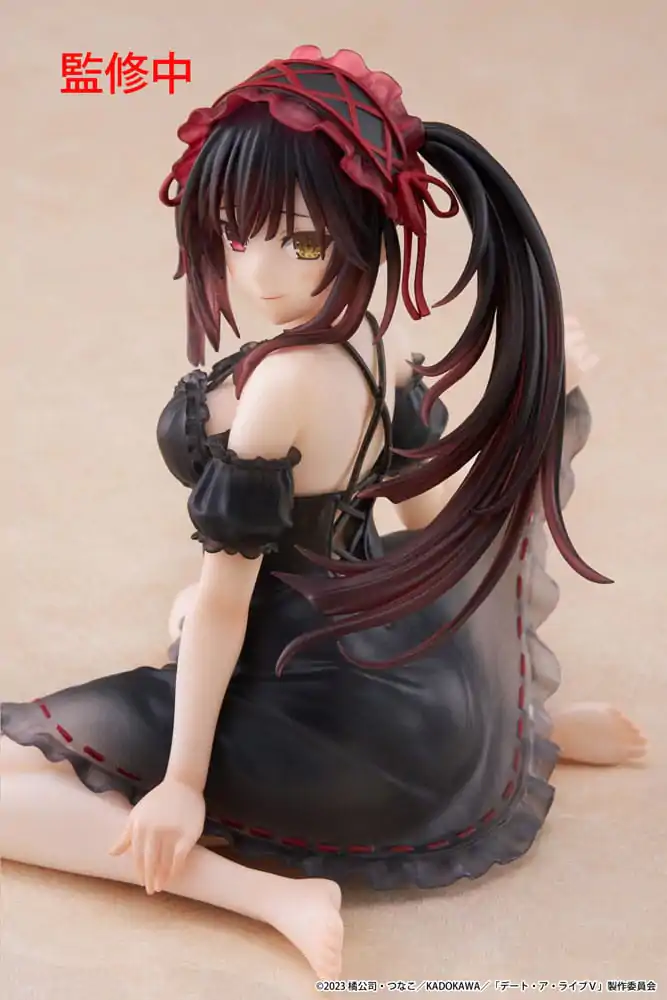 Date A Live V PVC Kip Stolni Slatka Figura Kurumi Tokisaki Nightwear Ver. 13 cm fotografija proizvoda
