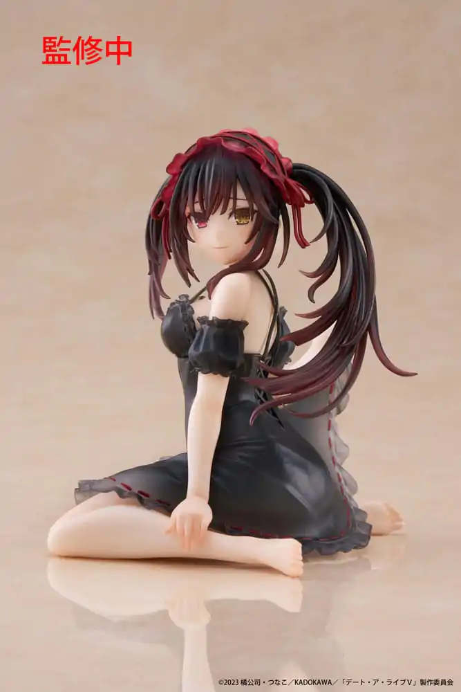 Date A Live V PVC Kip Stolni Slatka Figura Kurumi Tokisaki Nightwear Ver. 13 cm fotografija proizvoda