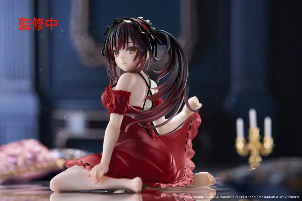 Date A Live V PVC kip Stolni slatka figura Kurumi Tokisaki Nightwear Ver. Renewal 13 cm fotografija proizvoda