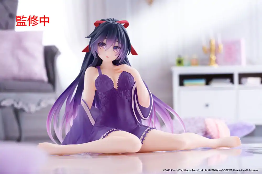 Date A Live V PVC Kip Stolni Slatka Figura Tohka Yatogami Nightwear Ver. Renewal 13 cm fotografija proizvoda