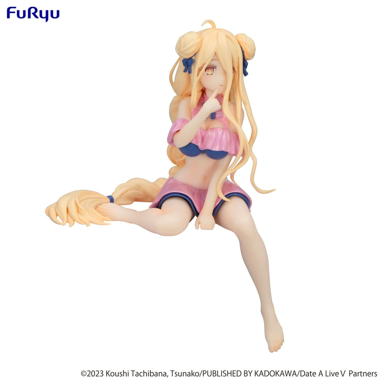 Date A Live V Noodle Stopper PVC statua Mukuro Hoshimiya Swimsuit Pastel Pink Color Ver. 13 cm fotografija proizvoda