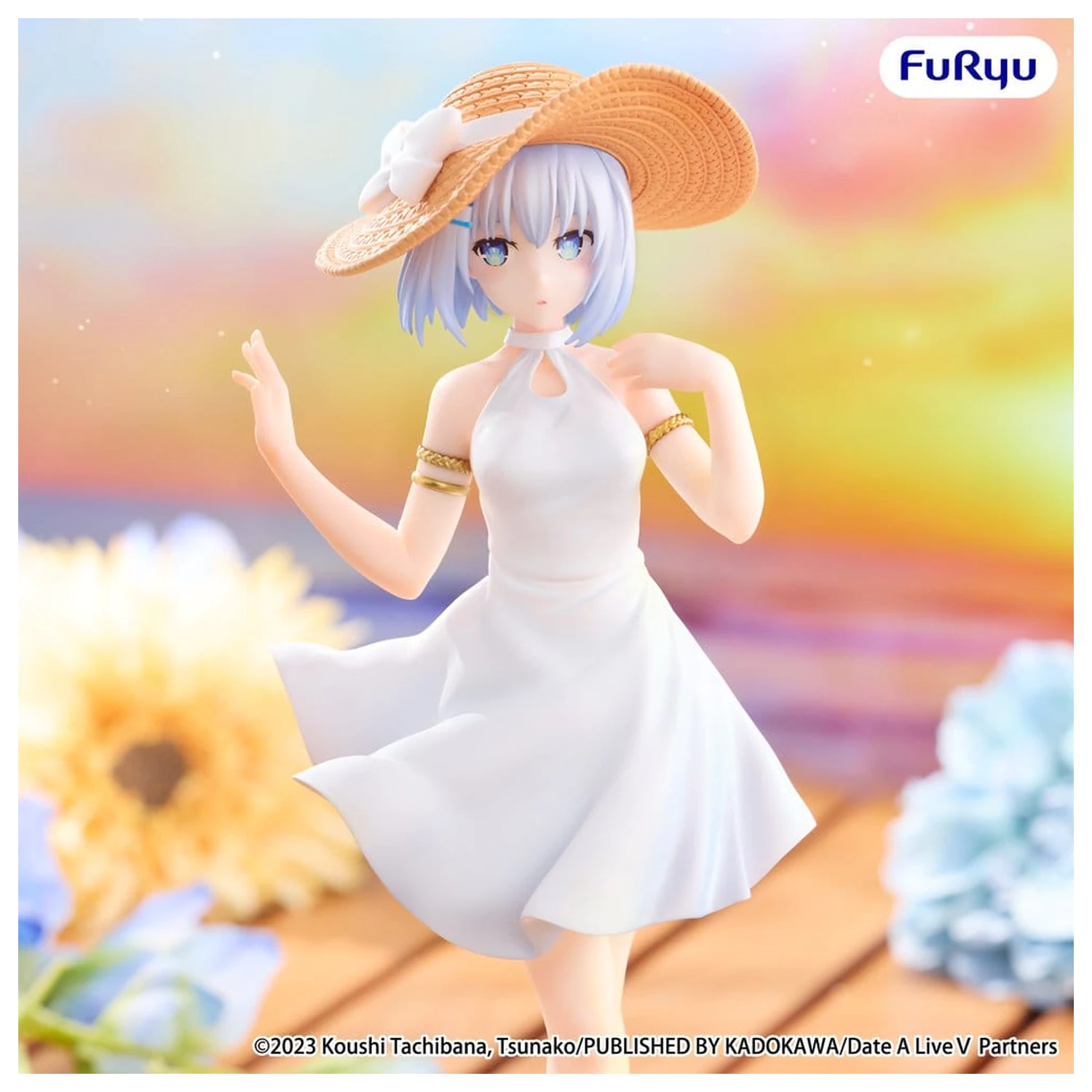 Date A Live V PVC figura Origami Tobiichi Summer Dress 20 cm fotografija proizvoda