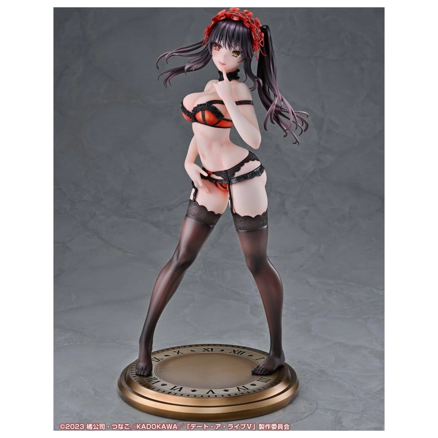 Date A Live V Re:Dress PVC Figura 1/4 Kurumi Tokisaki Dress shirt Ver. 40 cm fotografija proizvoda