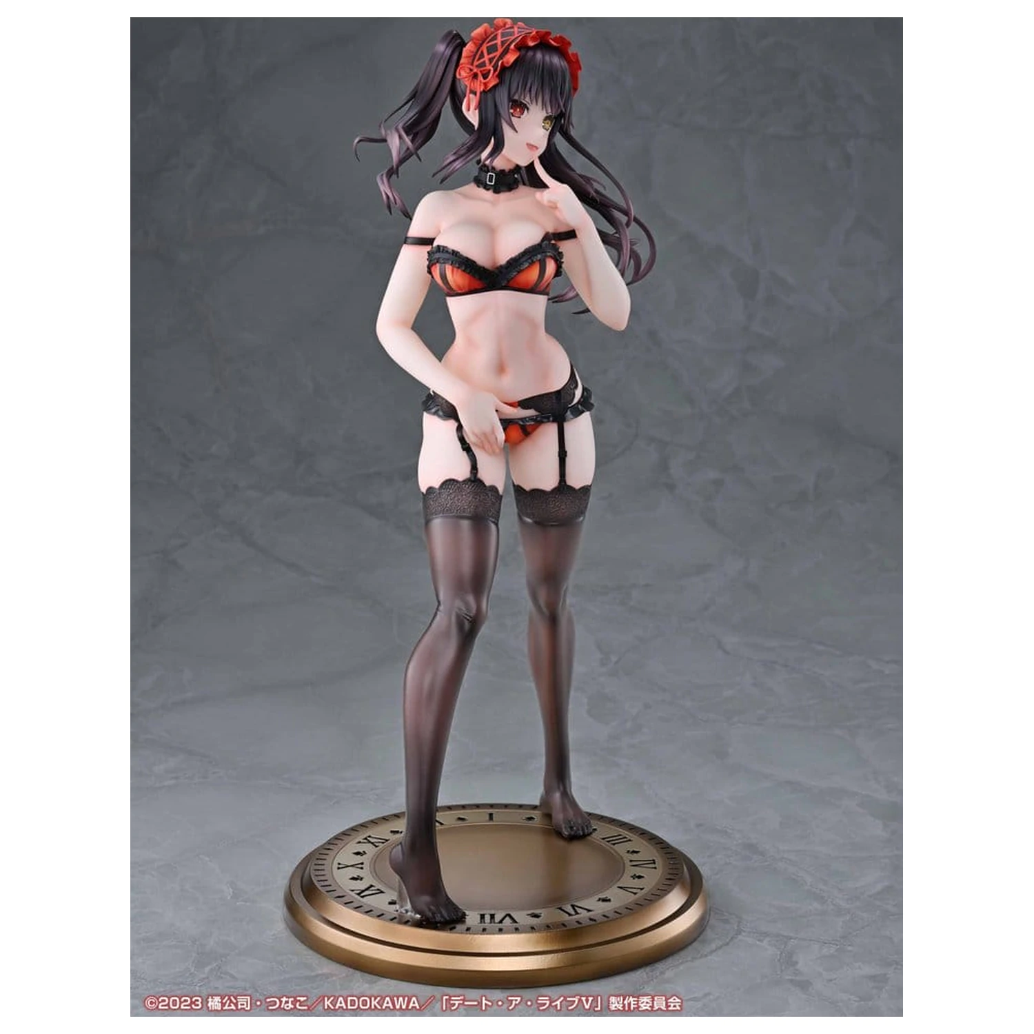 Date A Live V Re:Dress PVC Figura 1/4 Kurumi Tokisaki Dress shirt Ver. 40 cm fotografija proizvoda