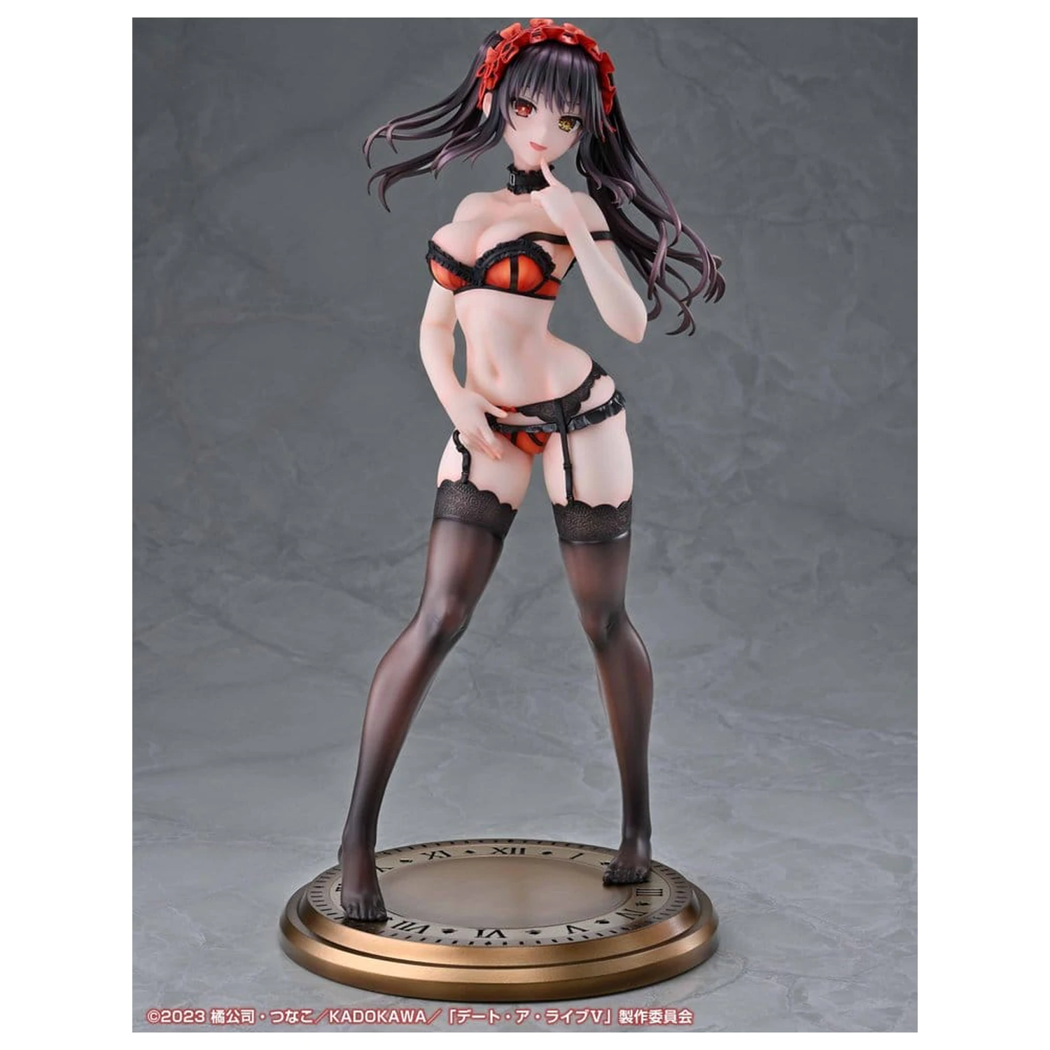 Date A Live V Re:Dress PVC Figura 1/4 Kurumi Tokisaki Dress shirt Ver. 40 cm fotografija proizvoda