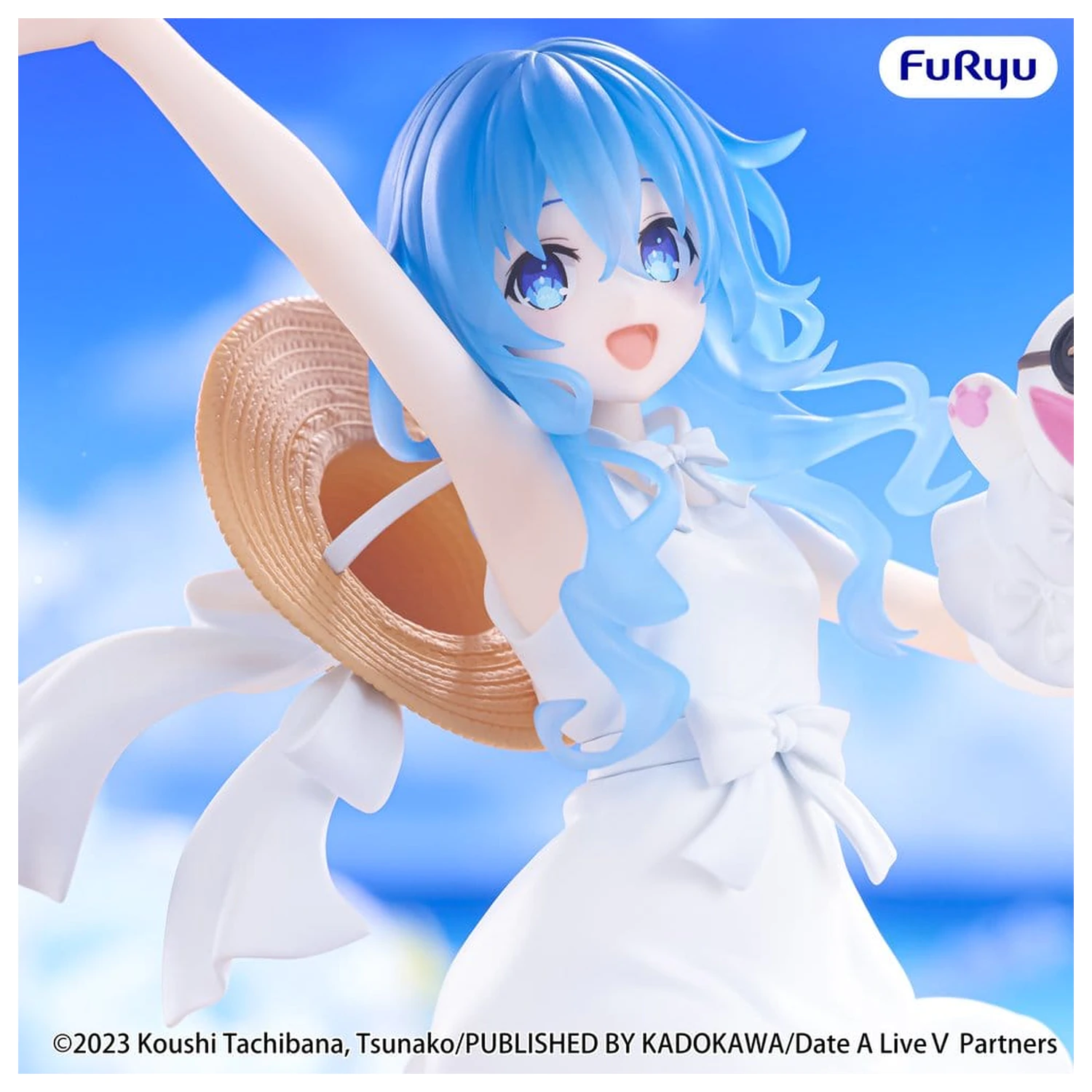 Date A Live V Summer Dress PVC figura Yoshino 21 cm fotografija proizvoda