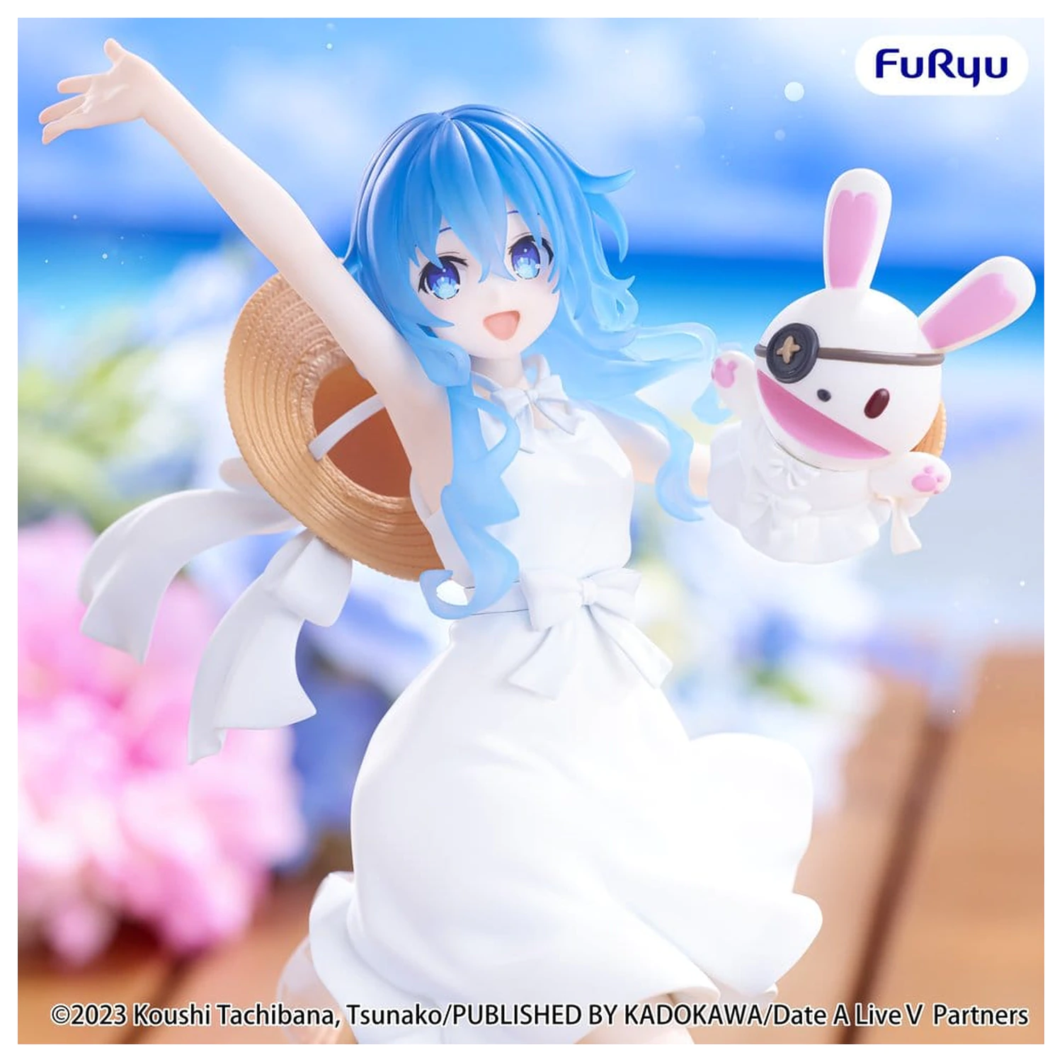 Date A Live V Summer Dress PVC figura Yoshino 21 cm fotografija proizvoda
