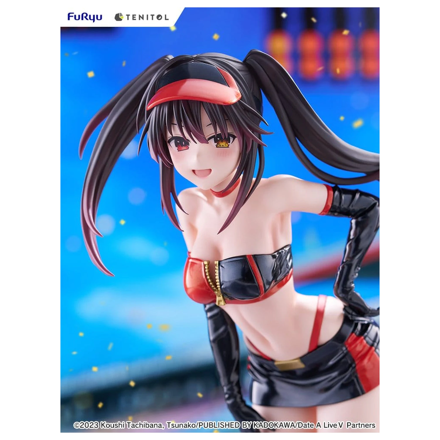 Date A Live V Tenitol Tall PVC figura Kurumi Tokisaki Race Queen Ver. 29 cm fotografija proizvoda