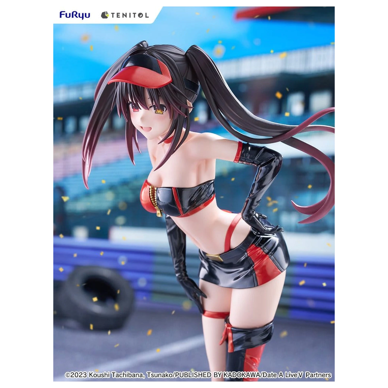 Date A Live V Tenitol Tall PVC figura Kurumi Tokisaki Race Queen Ver. 29 cm fotografija proizvoda
