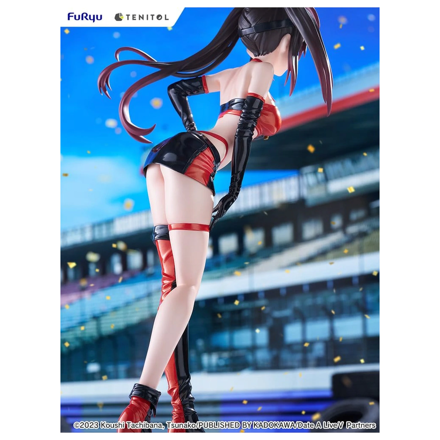 Date A Live V Tenitol Tall PVC figura Kurumi Tokisaki Race Queen Ver. 29 cm fotografija proizvoda