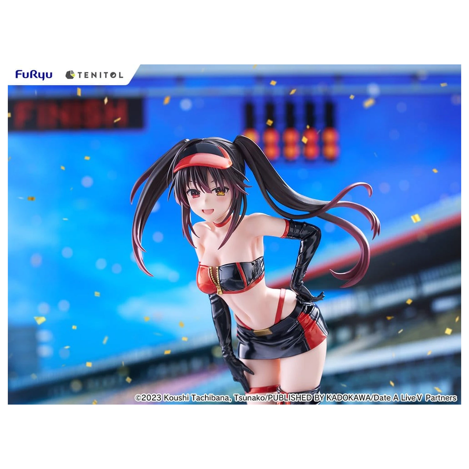 Date A Live V Tenitol Tall PVC figura Kurumi Tokisaki Race Queen Ver. 29 cm fotografija proizvoda