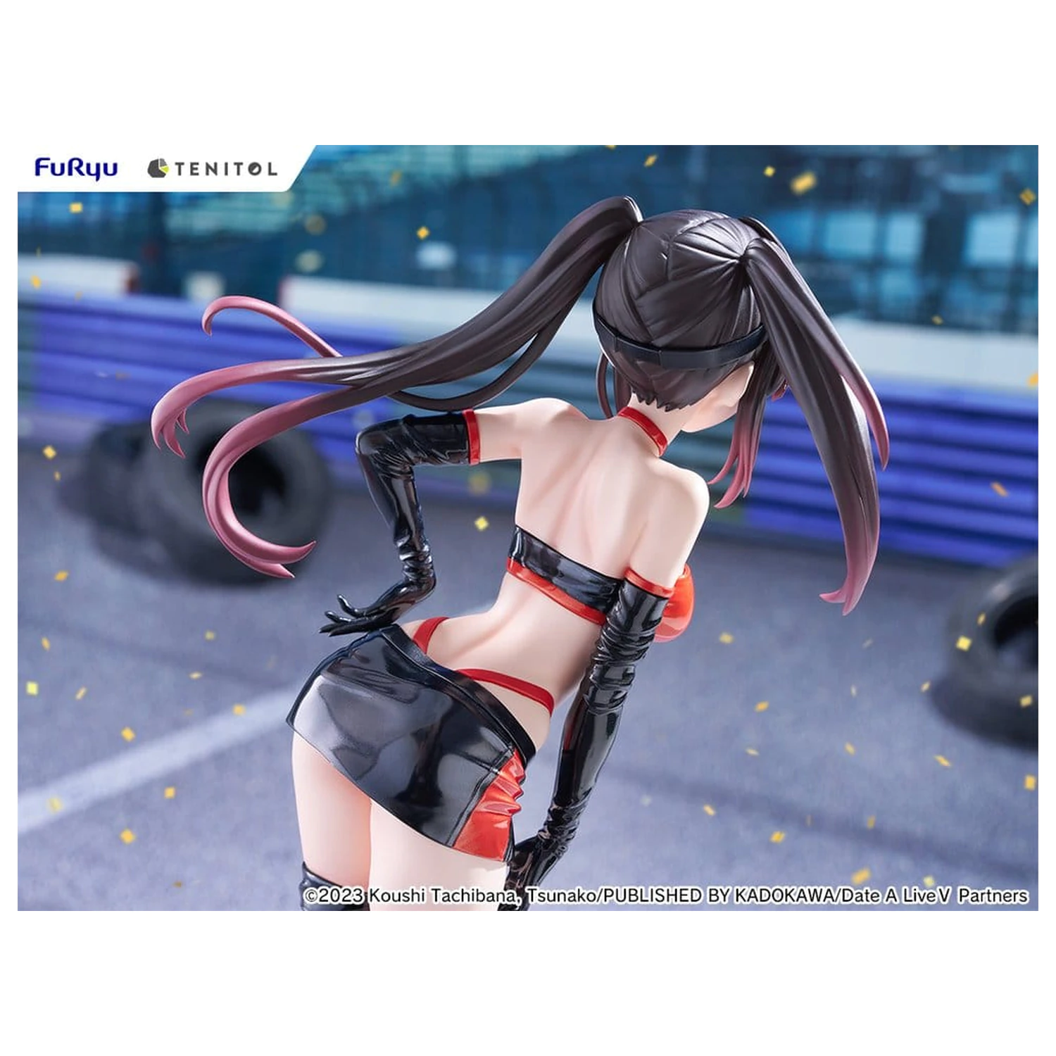 Date A Live V Tenitol Tall PVC figura Kurumi Tokisaki Race Queen Ver. 29 cm fotografija proizvoda