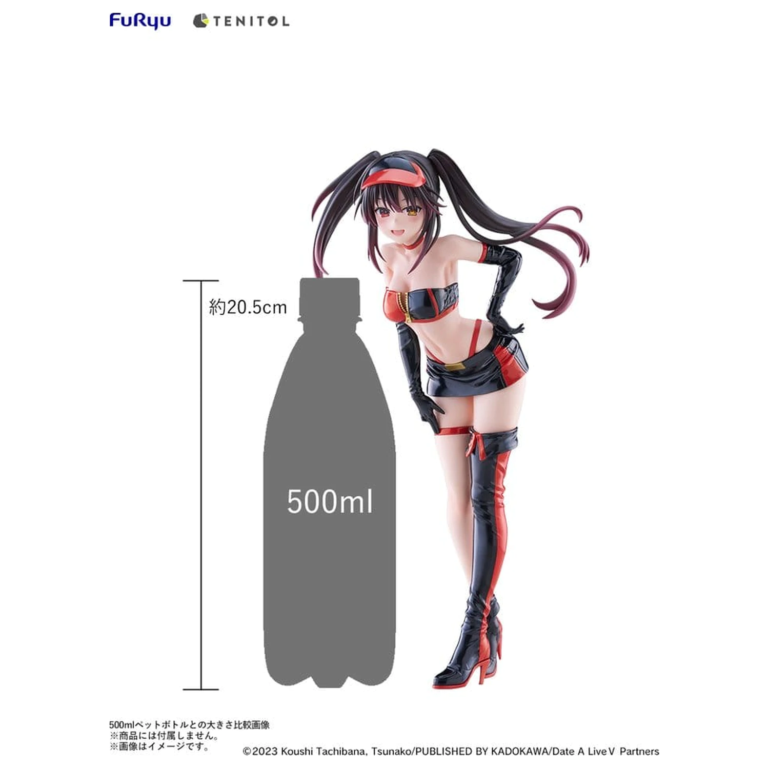 Date A Live V Tenitol Tall PVC figura Kurumi Tokisaki Race Queen Ver. 29 cm fotografija proizvoda
