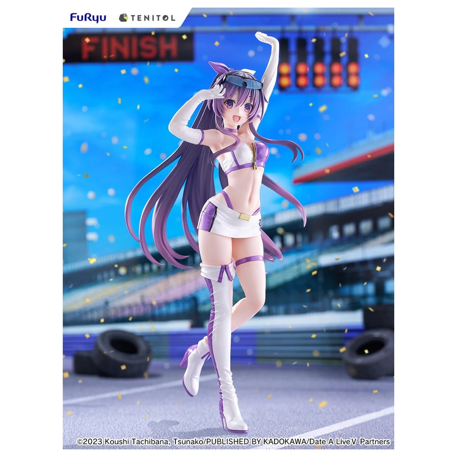 Date A Live V Tenitol visoka PVC figura Tohka Yatogami Race Queen Ver. 30 cm fotografija proizvoda