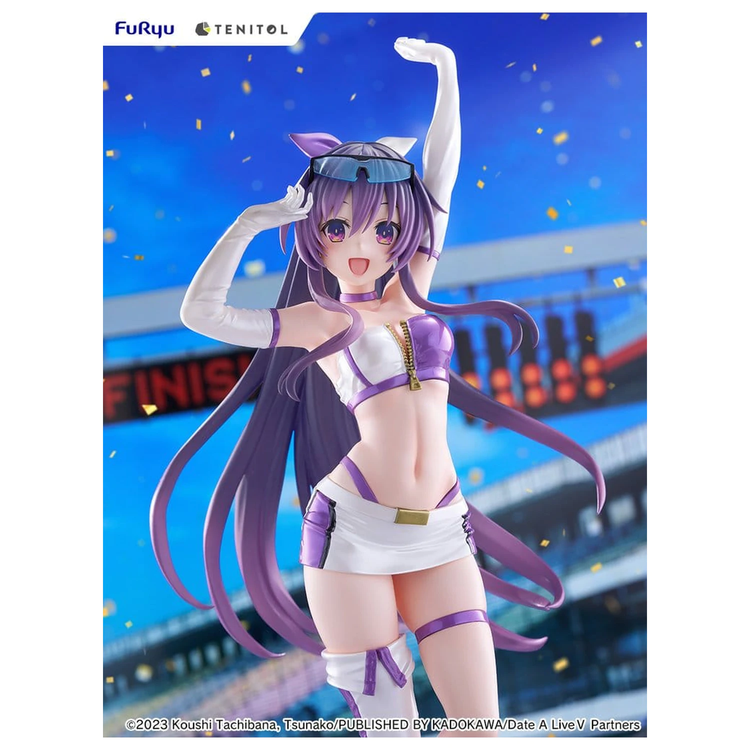 Date A Live V Tenitol visoka PVC figura Tohka Yatogami Race Queen Ver. 30 cm fotografija proizvoda