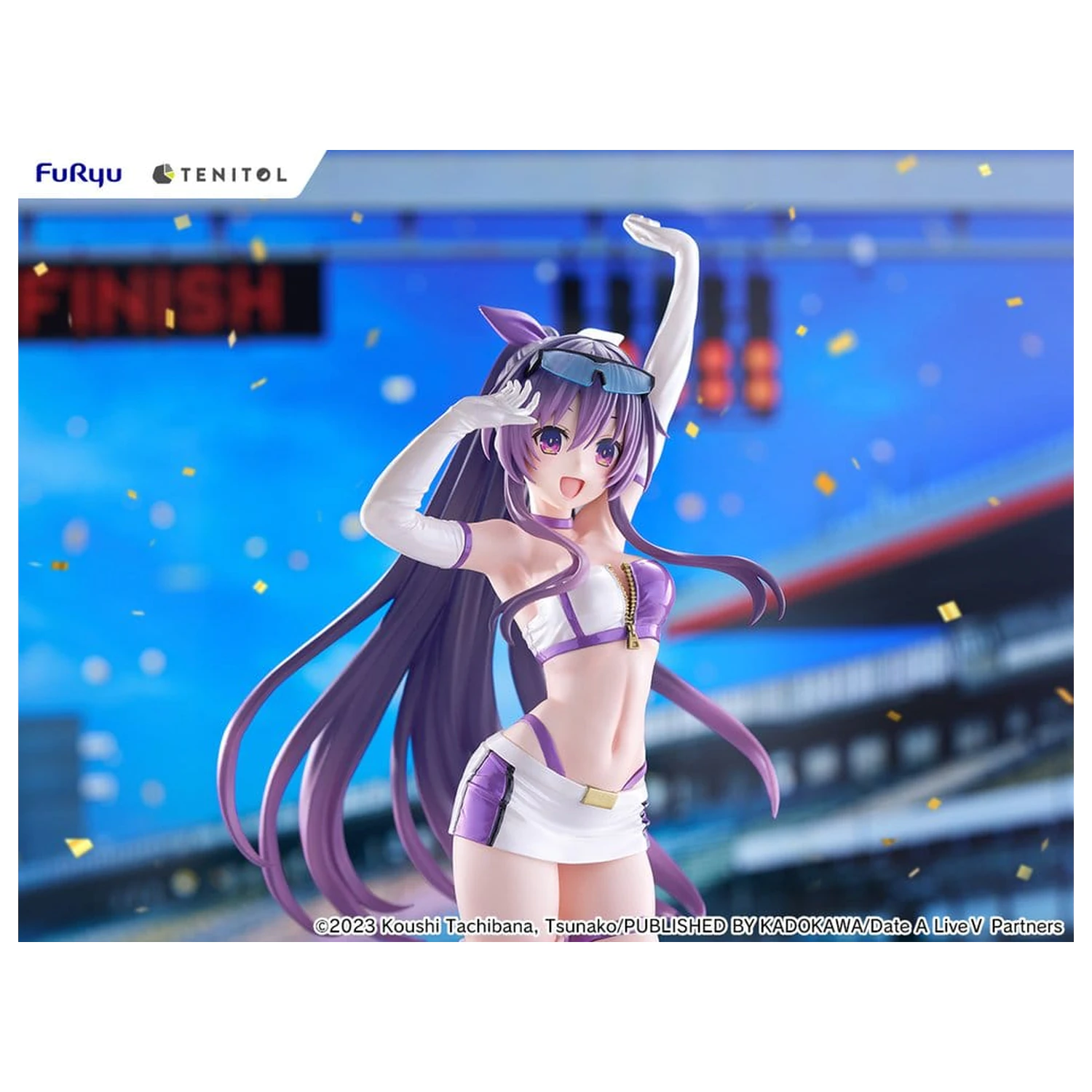 Date A Live V Tenitol visoka PVC figura Tohka Yatogami Race Queen Ver. 30 cm fotografija proizvoda