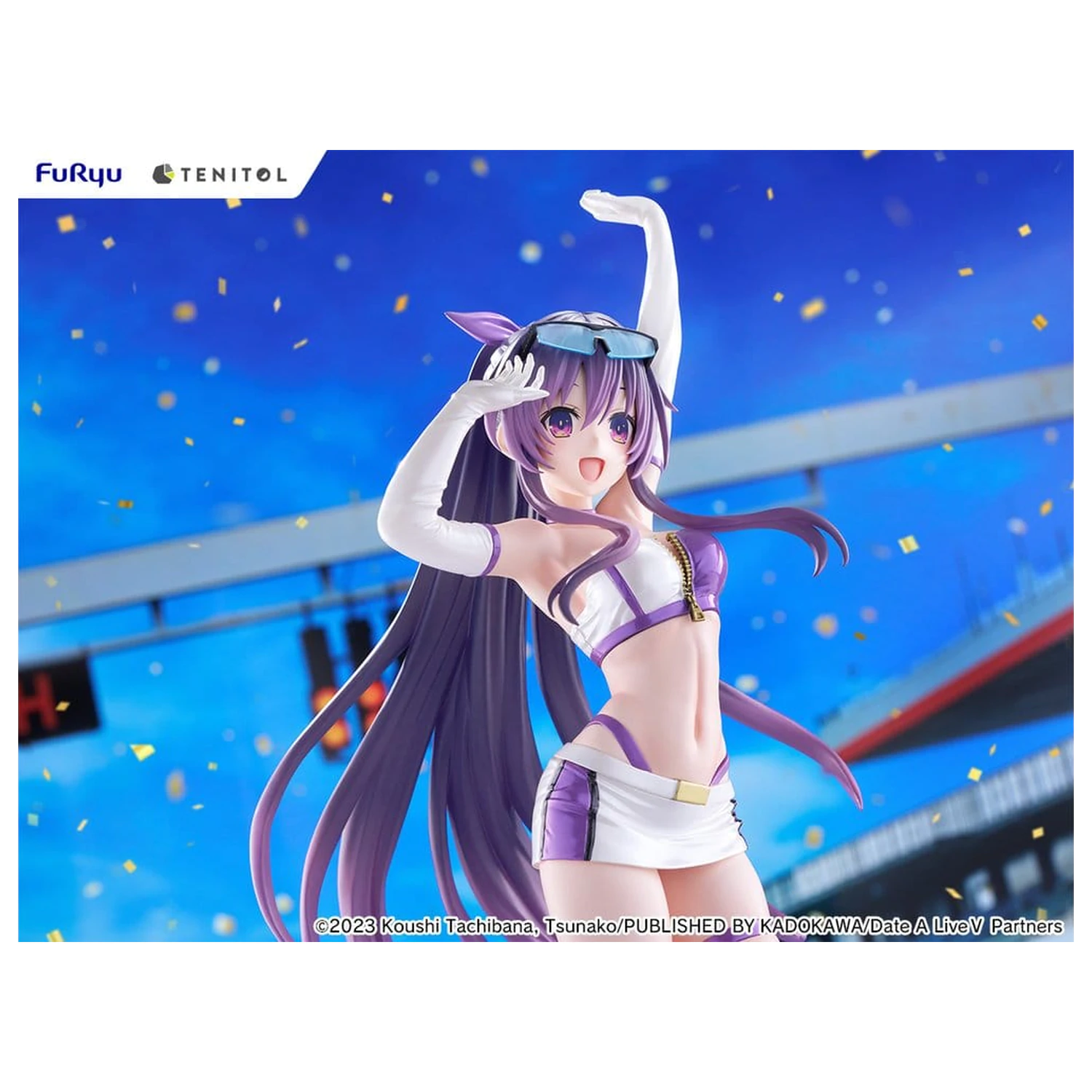 Date A Live V Tenitol visoka PVC figura Tohka Yatogami Race Queen Ver. 30 cm fotografija proizvoda