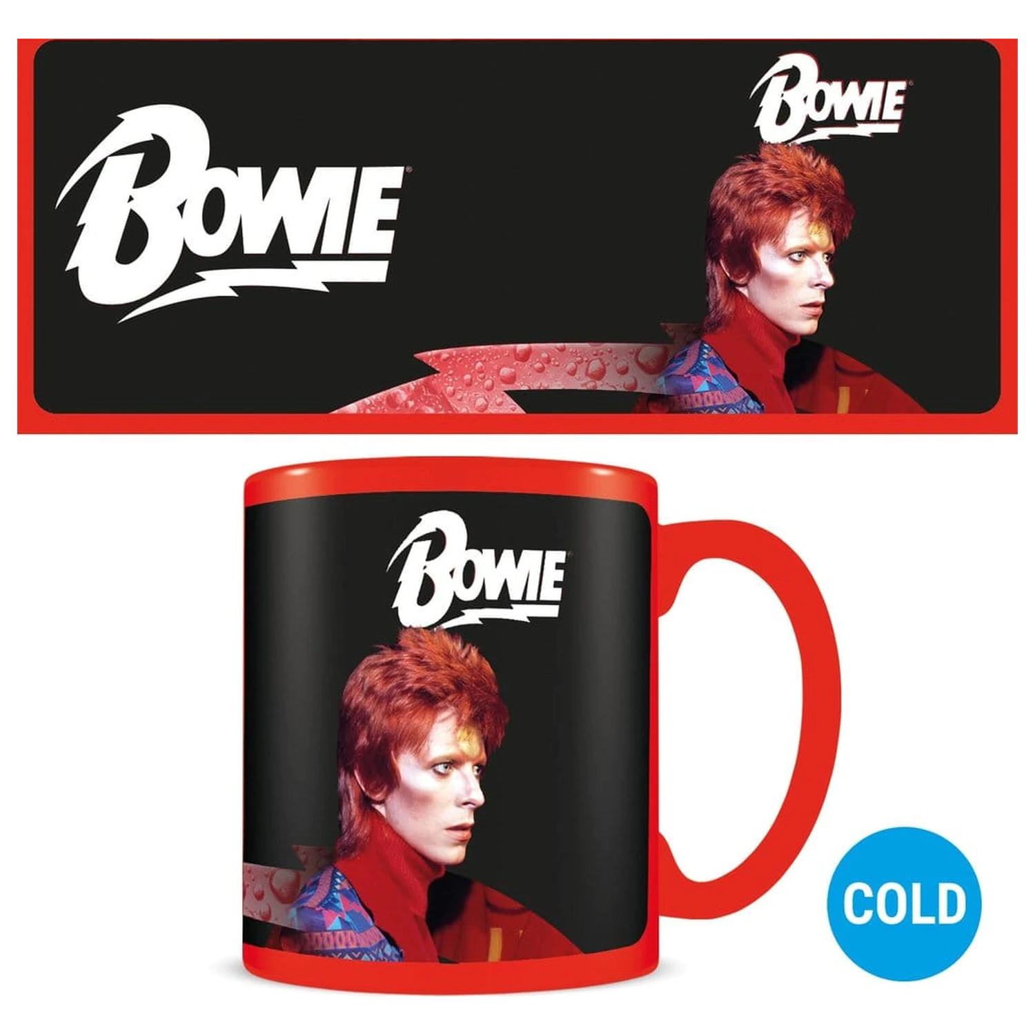 David Bowie Heat Change Šalica Bolt fotografija proizvoda