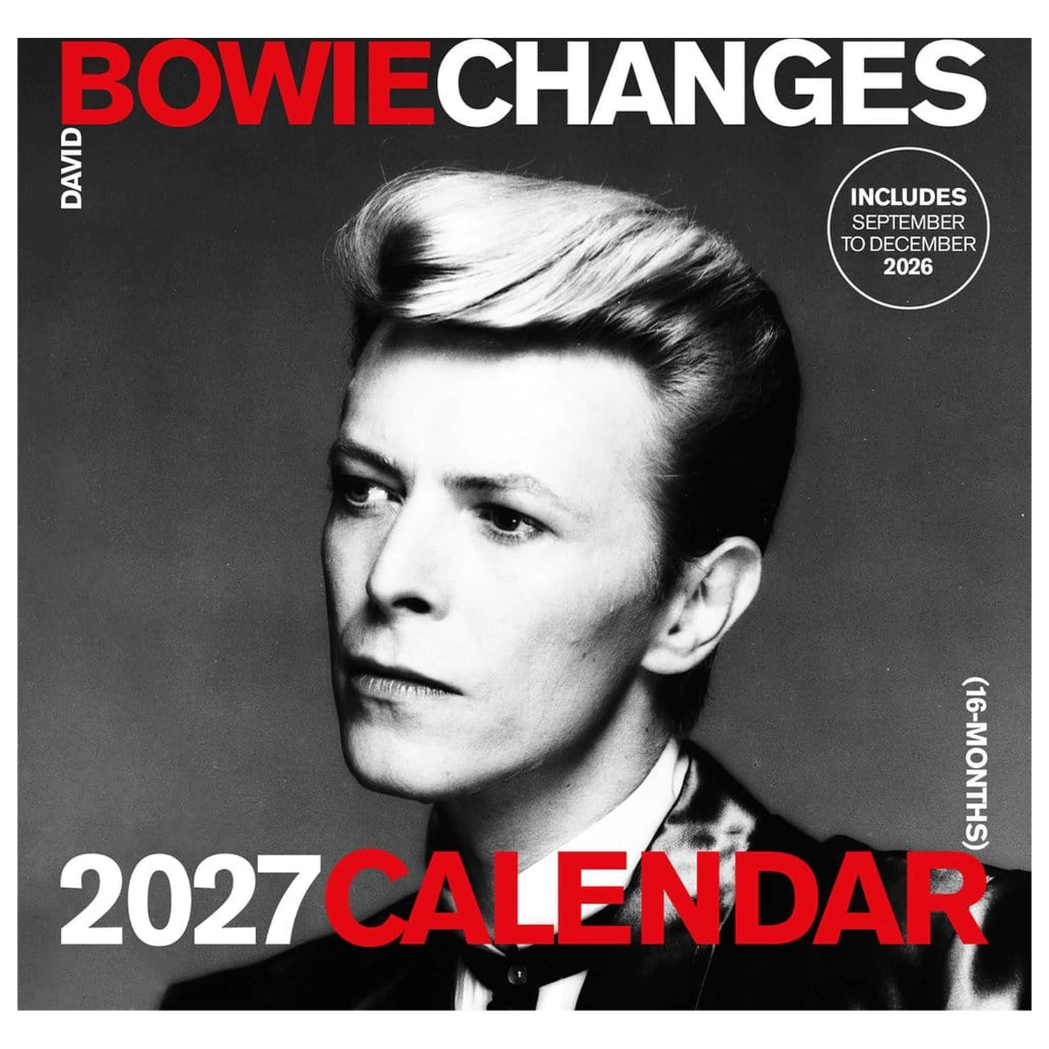 David Bowie Kalendar Changes 2027 30 x 30 cm fotografija proizvoda