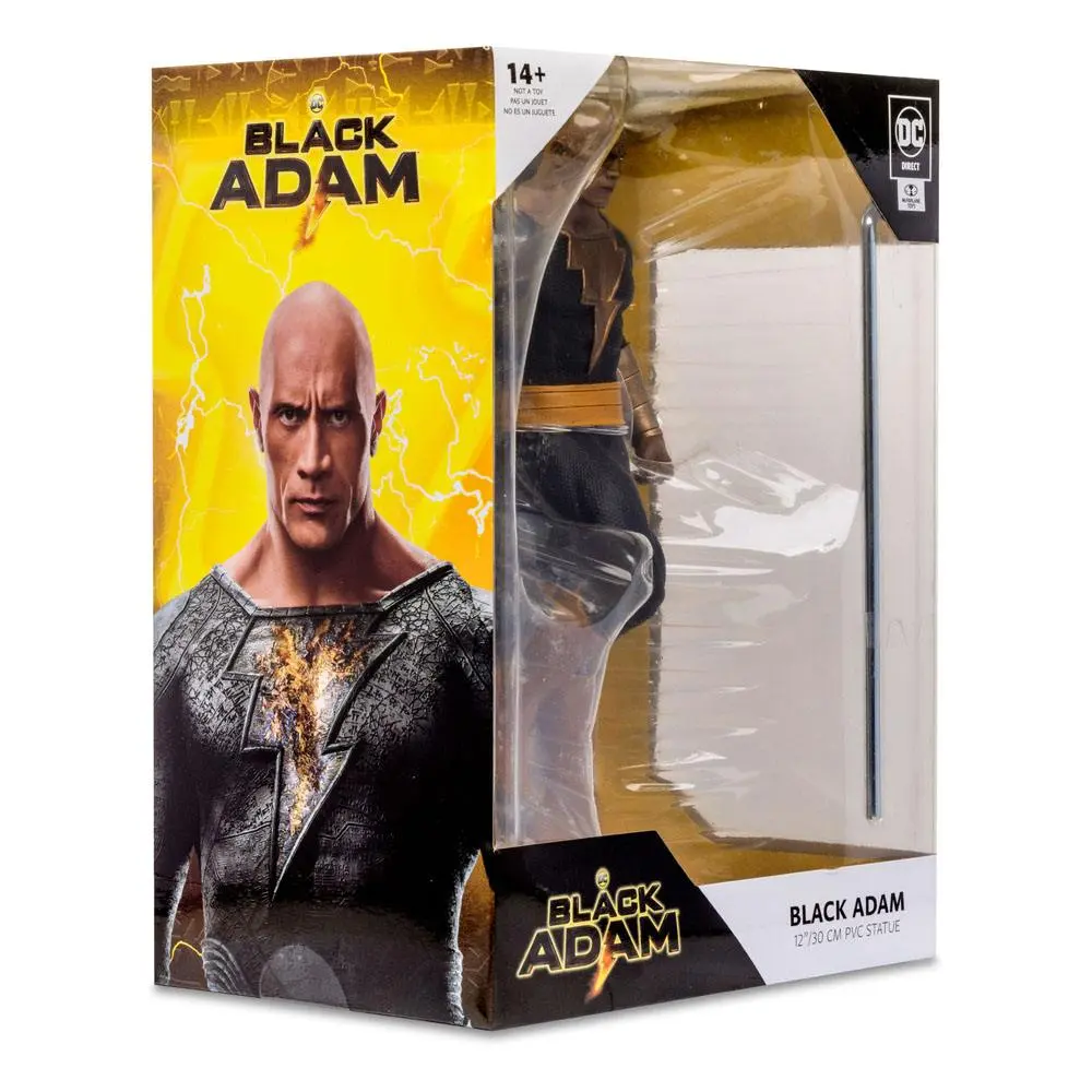 DC Black Adam Movie Posed PVC Statua Black Adam by Jim Lee 30 cm fotografija proizvoda