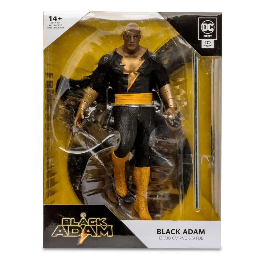 DC Black Adam Movie Posed PVC Statua Black Adam by Jim Lee 30 cm fotografija proizvoda