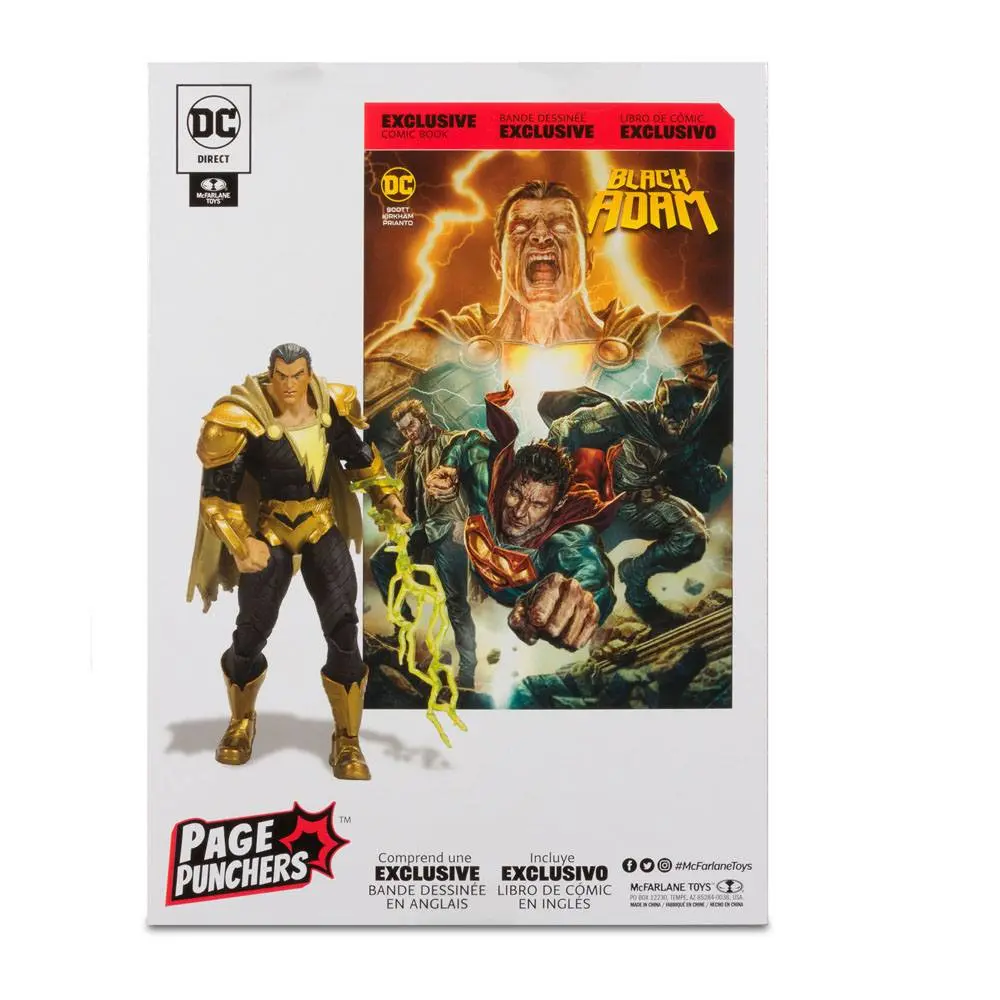 DC Black Adam Page Punchers akcijska figura Black Adam 18 cm fotografija proizvoda