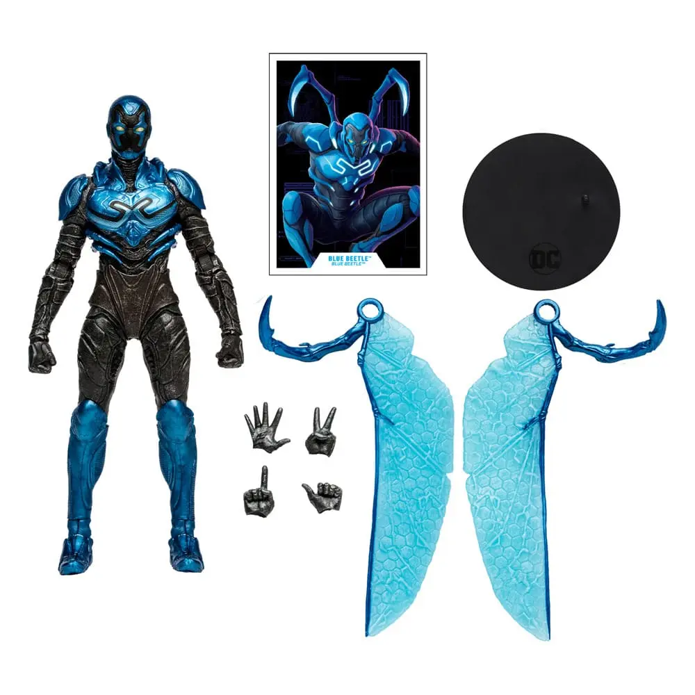 DC Blue Beetle akcijska figura Blue Beetle (Battle Mode) 18 cm fotografija proizvoda