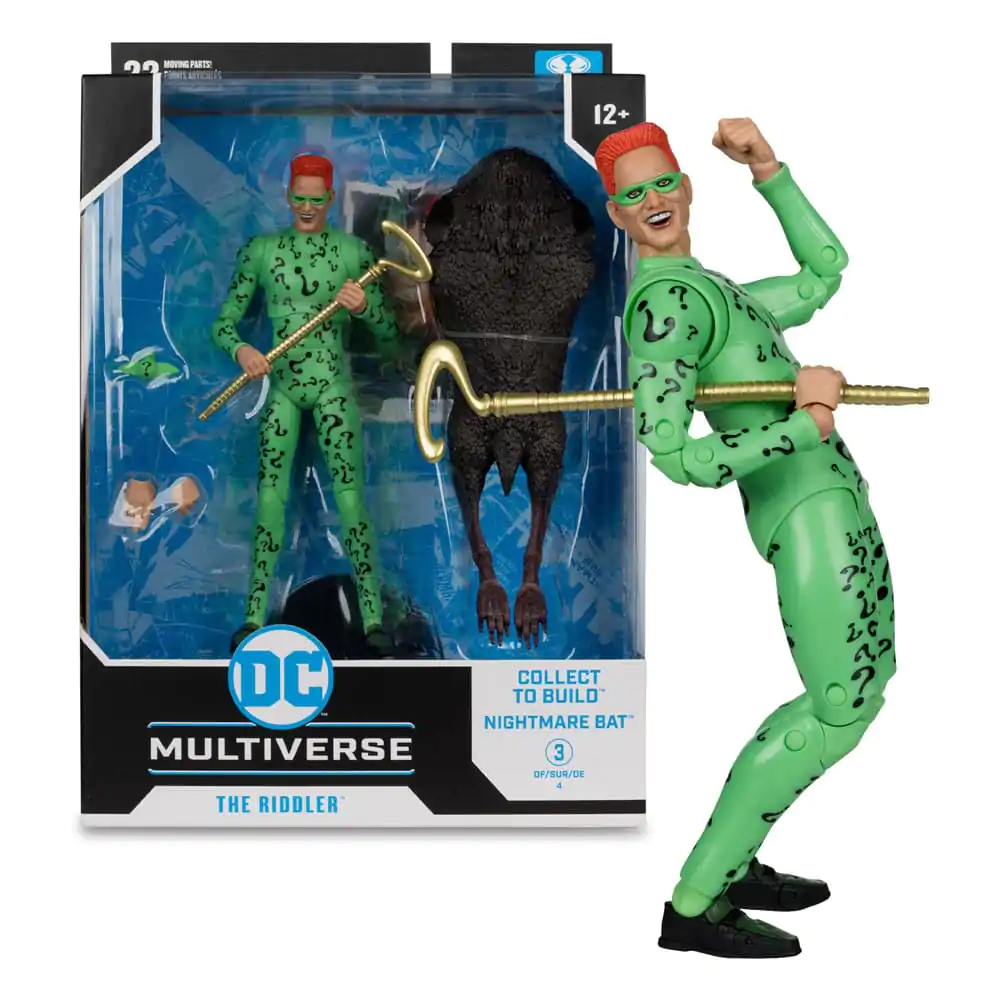 DC Build A Megafig akcijska figura Batman Forever The Riddler (Gold Label) 18 cm fotografija proizvoda