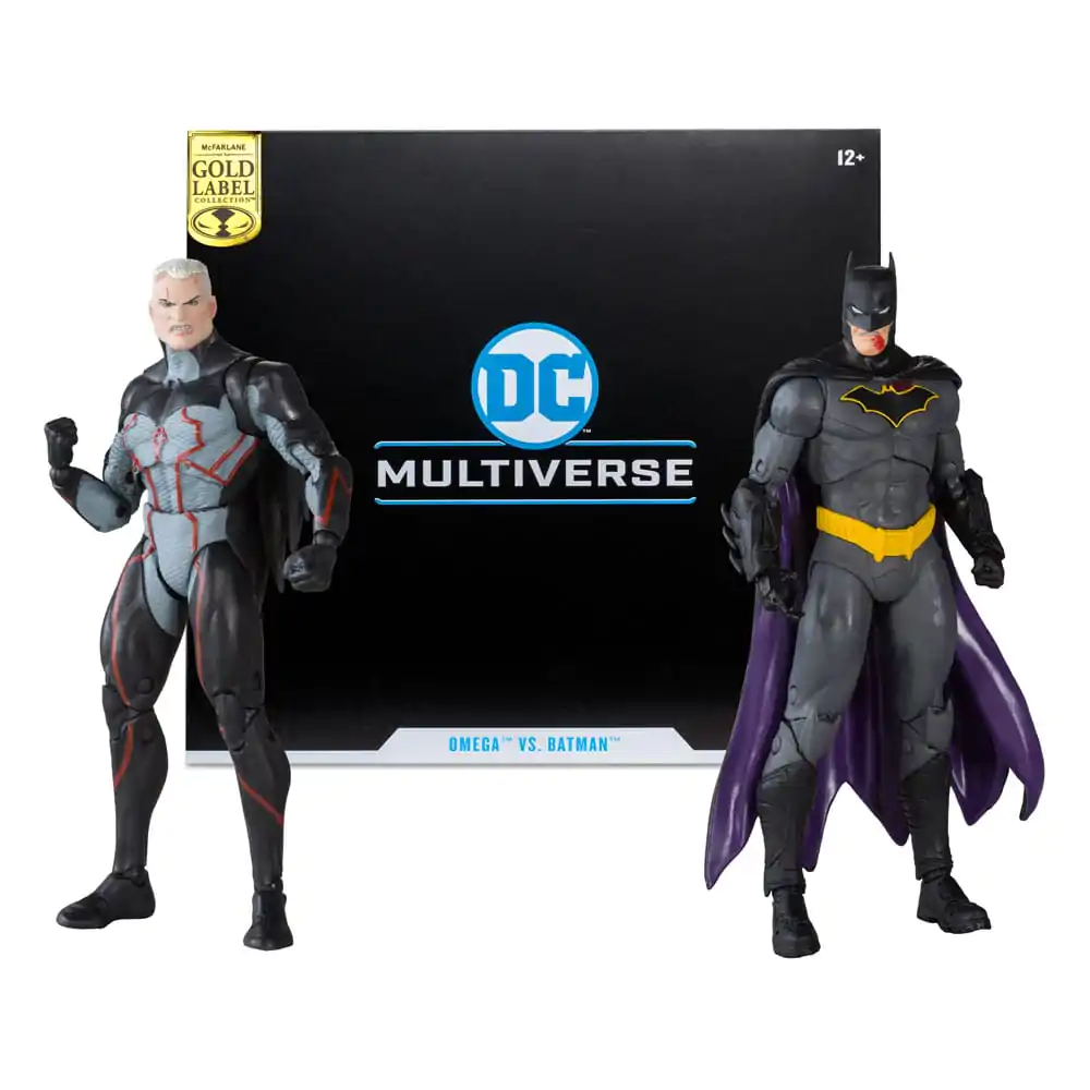 DC kolekcionarske akcijske figure Paket od 2 Omega (Unmasked) & Batman (Bloody)(Gold Label) 18 cm fotografija proizvoda