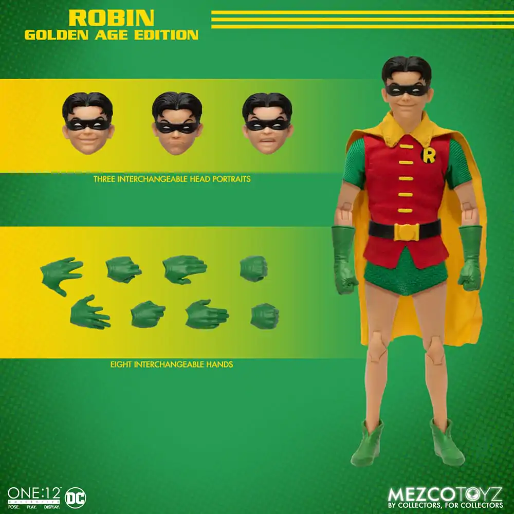 DC Comics akcijska figura 1/12 Robin (Golden Age Edition) 16 cm fotografija proizvoda