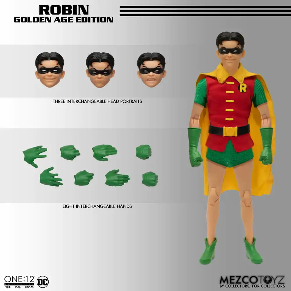 DC Comics akcijska figura 1/12 Robin (Golden Age Edition) 16 cm fotografija proizvoda