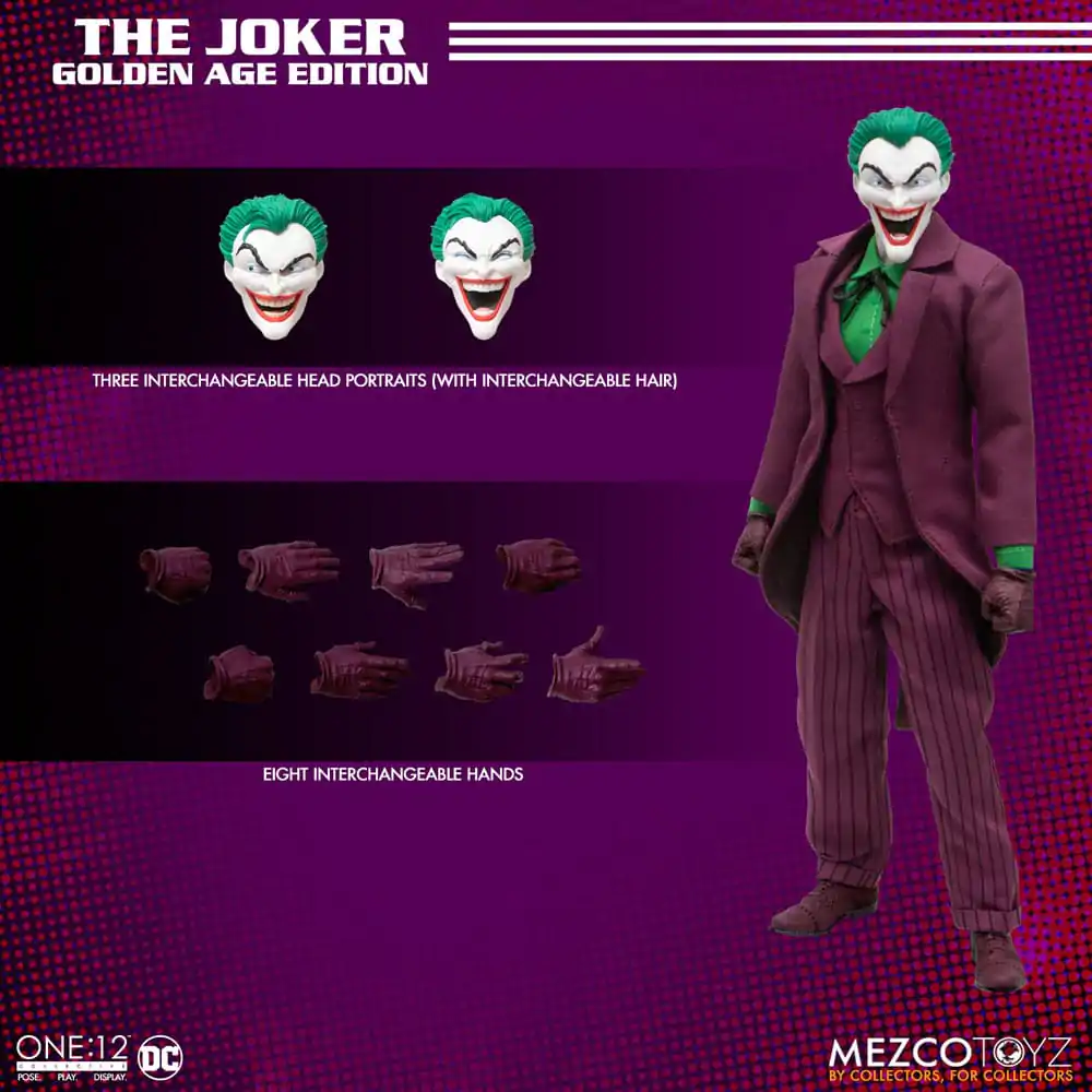 DC Comics akcijska figura 1/12 The Joker (Golden Age Edition) 16 cm fotografija proizvoda