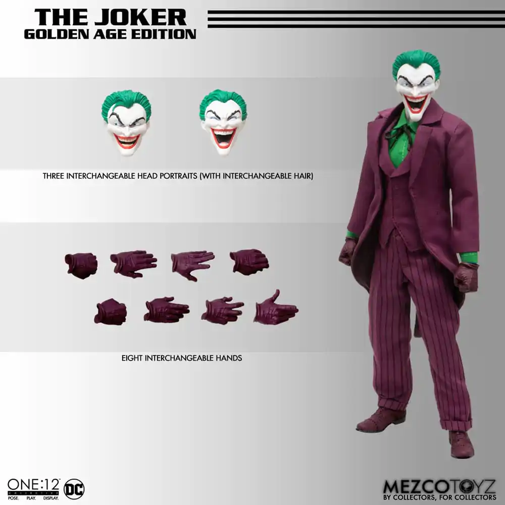 DC Comics akcijska figura 1/12 The Joker (Golden Age Edition) 16 cm fotografija proizvoda