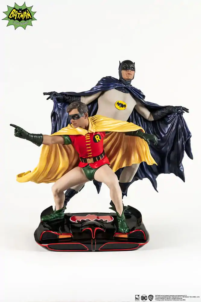 DC Comics PVC Diorama Kip 1/8 Batman & Robin 1966 23 cm fotografija proizvoda