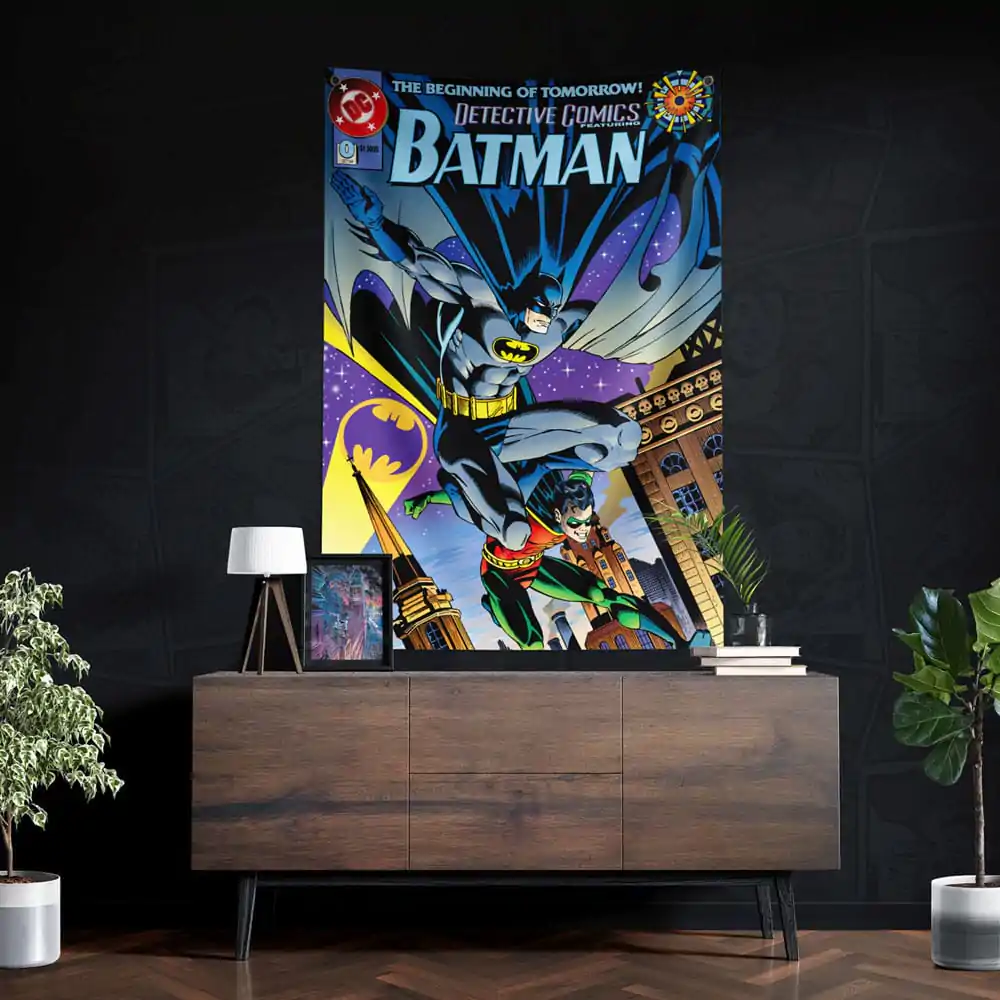 DC Comics Zidni Banner Batman 85th Anniversary 125 x 85 cm fotografija proizvoda